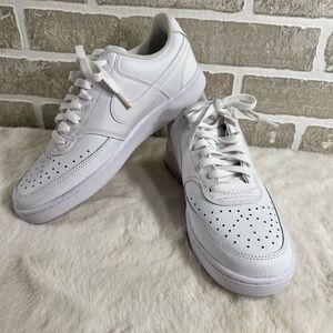 Nike Court Vision White Sneakers